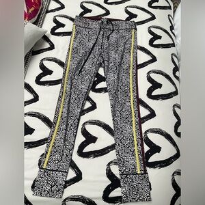 The Upside Black and White Leggings with Sleek Design